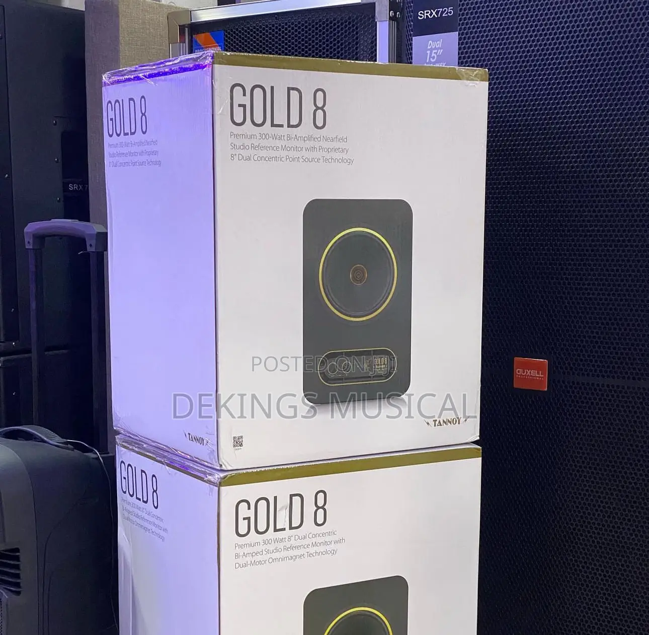 Tannoy GOLD 8 8′′ Active Studio Monitor Speaker Pair