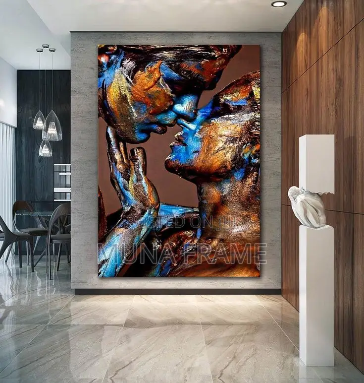 3 By 5 Feets Abstract Love Making Painting