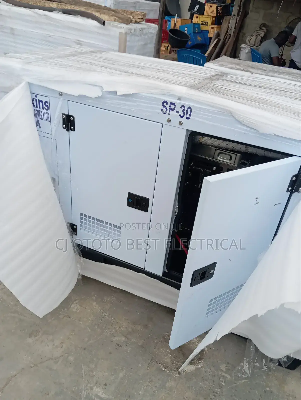 30kva Perkins Gen Soundproof 2 Years Warranty Brand New