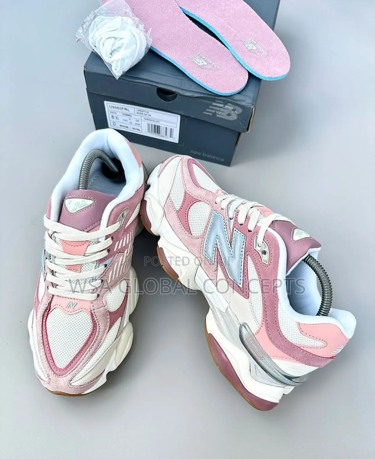 NEW BALANCE 9060 Rose Crystal Pink,White Taro