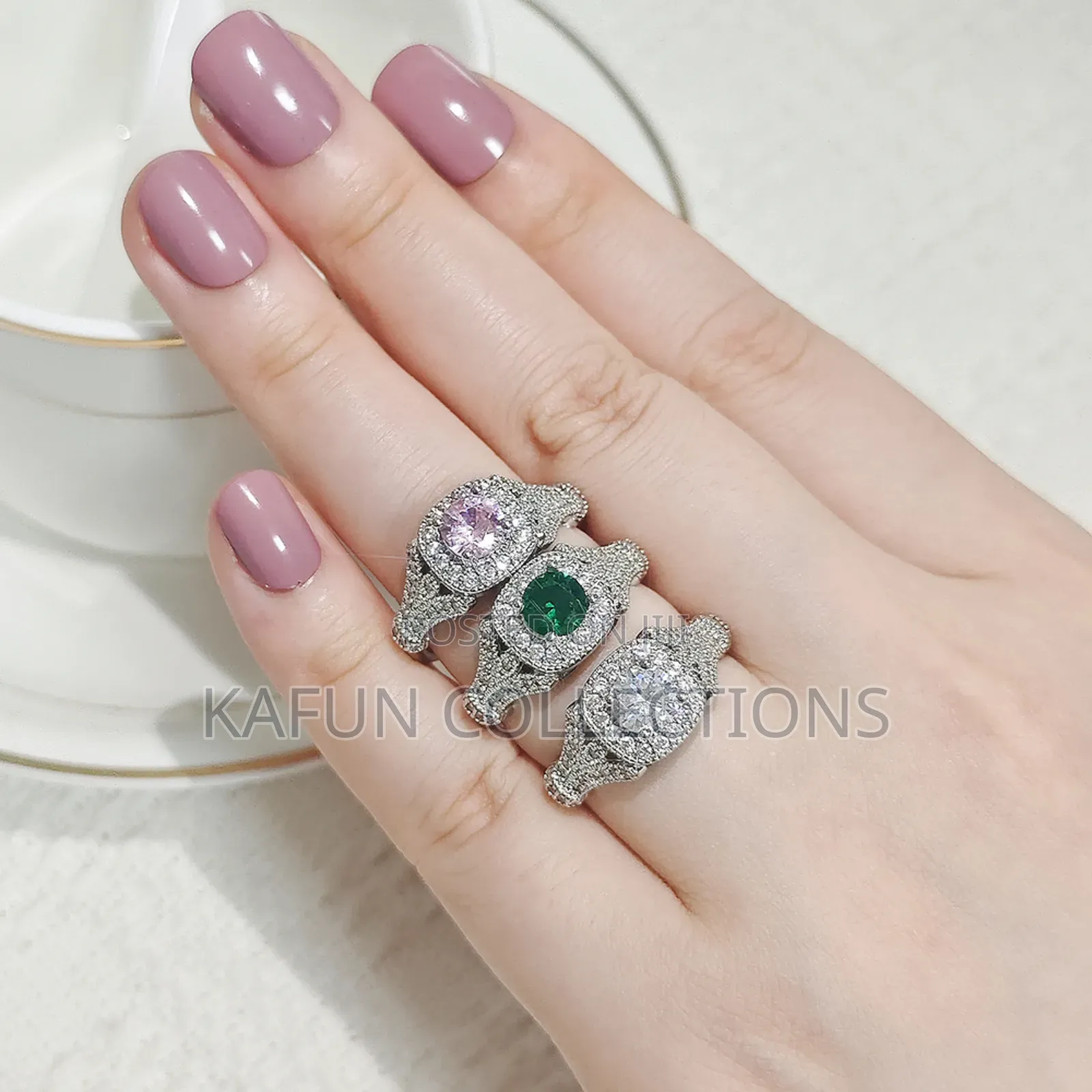 Unique Designs Silver Engagement/Proposal Ring