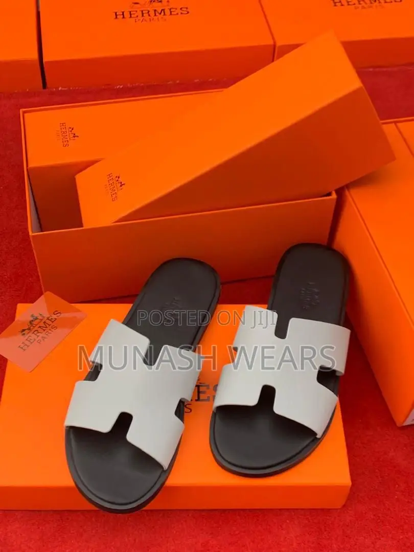 Hermes Wooden Luxury Slipers