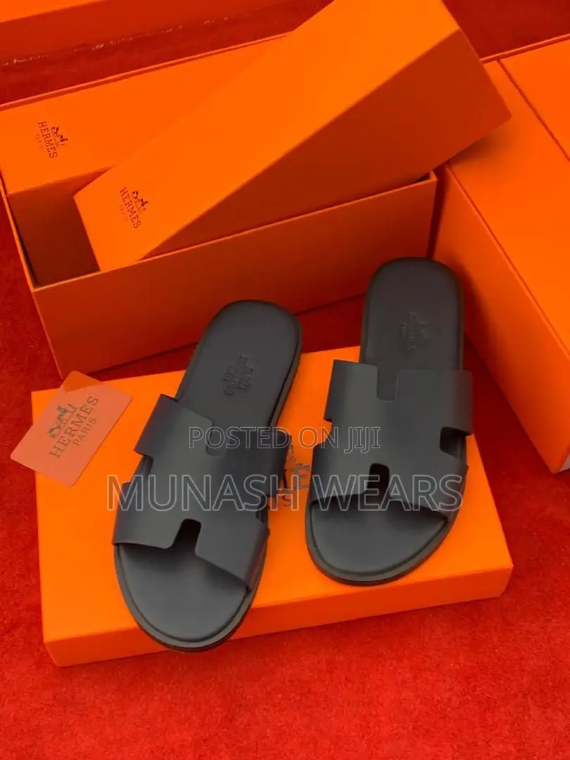 Hermes Wooden Luxury Slipers