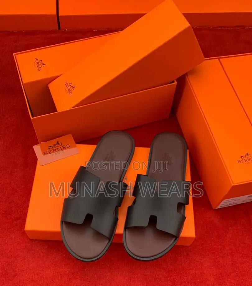 Hermes Wooden Luxury Slipers