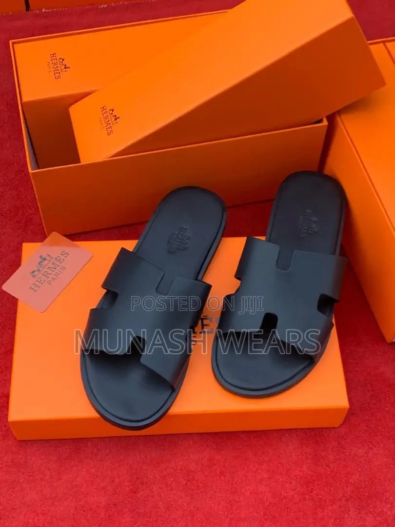 Hermes Wooden Luxury Slipers