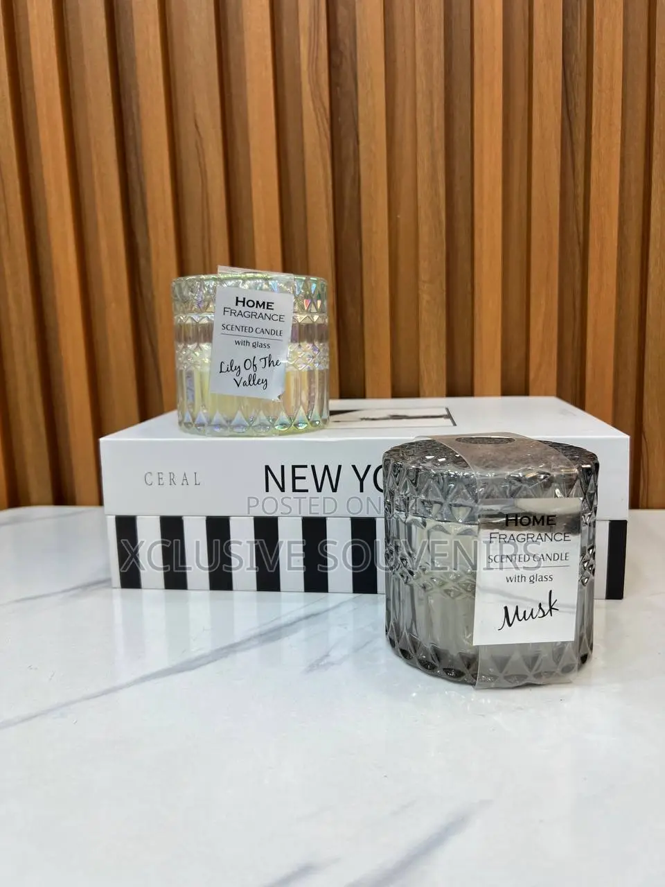 Crystal Scented Candle With Lovely Scents for Home Spa