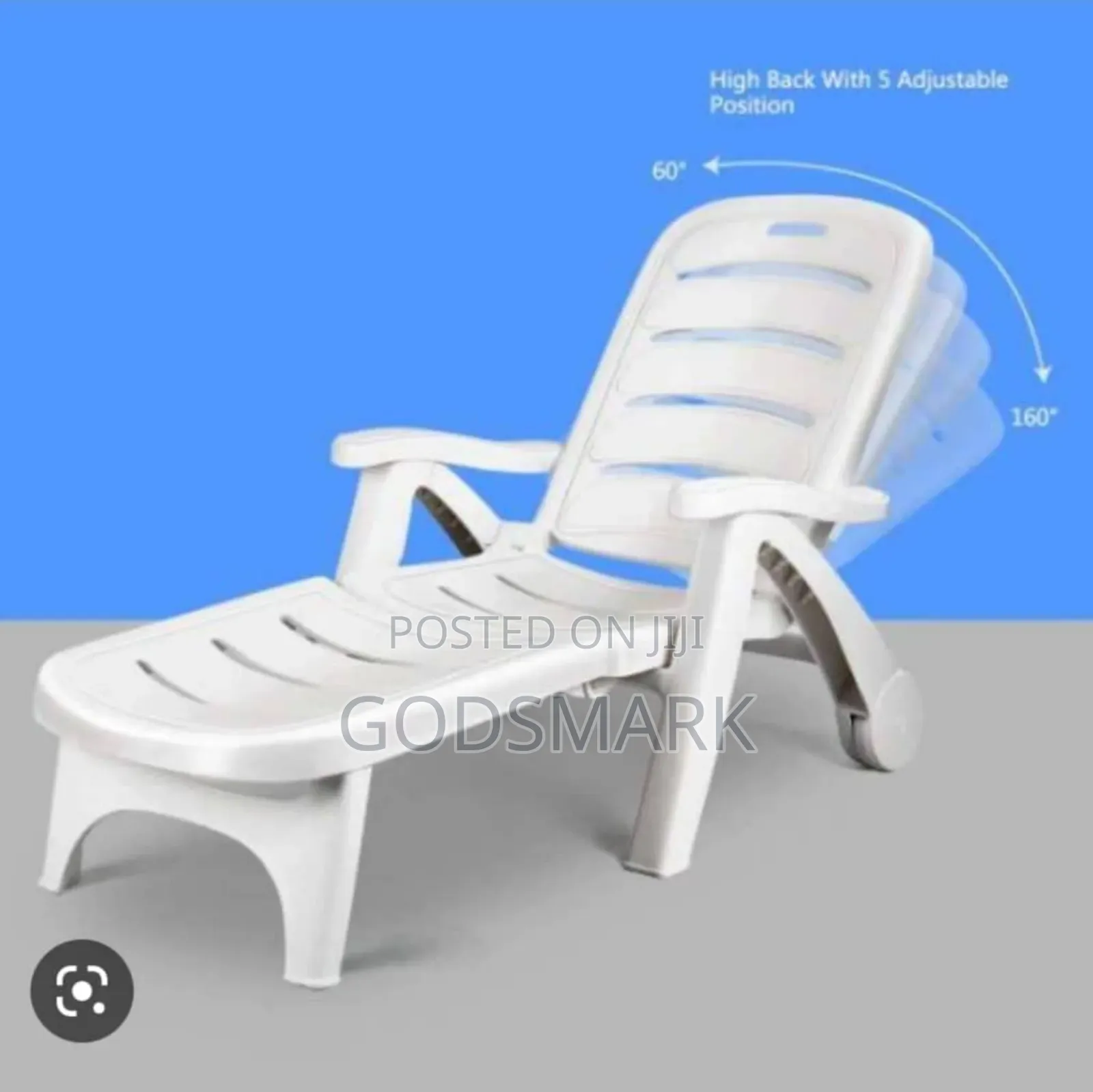 Plastic Poolside Bed