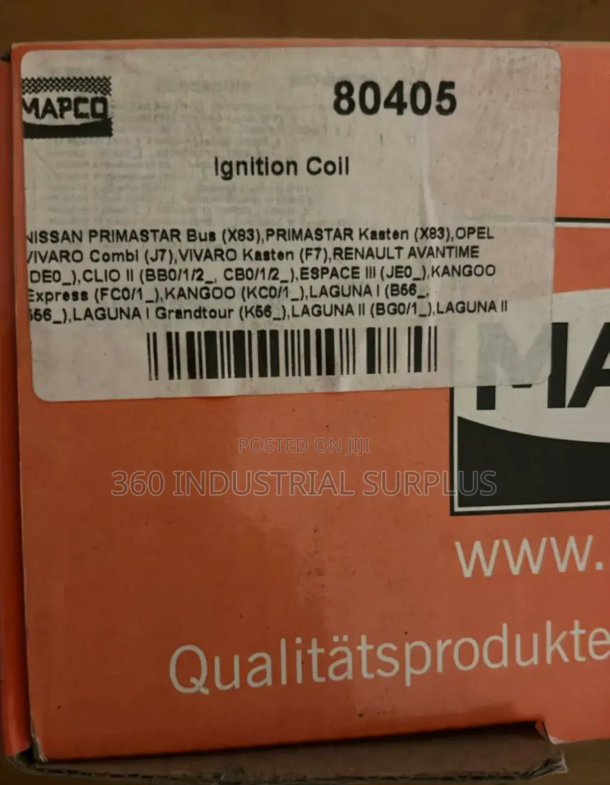 Genuine Mapco Ignition Coil 80405
