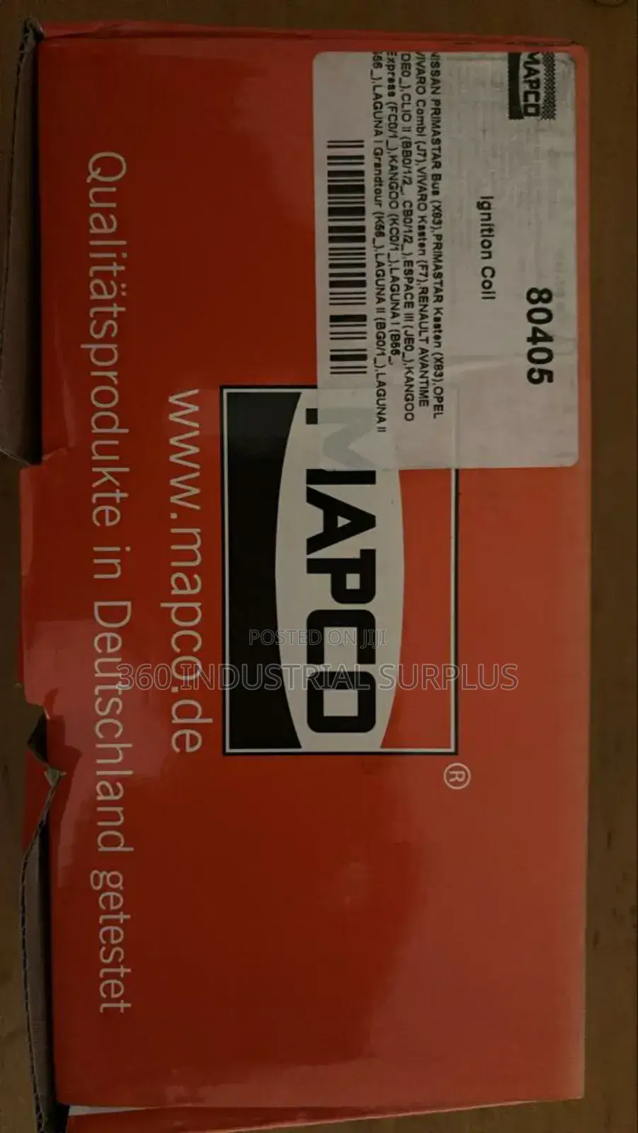 Genuine Mapco Ignition Coil 80405
