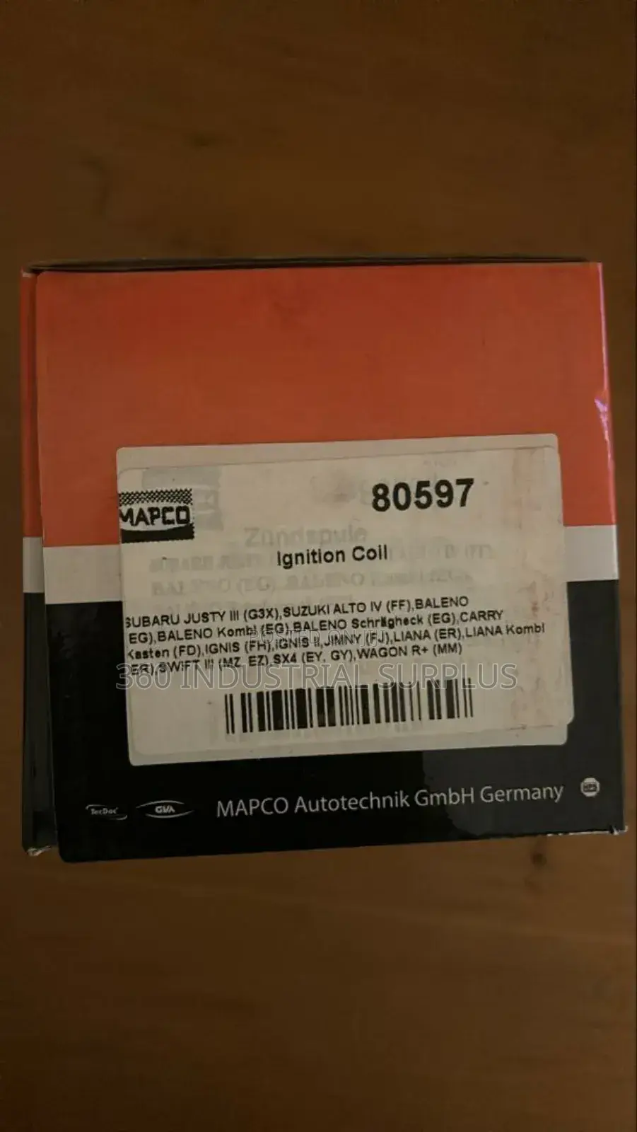 Genuine Mapco Ignition Coil 80597
