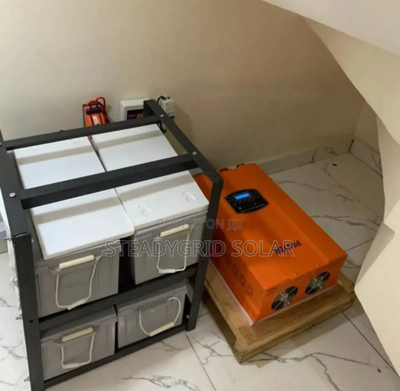 Neatly Installed 5kva Solar Powered Inverter Installation 