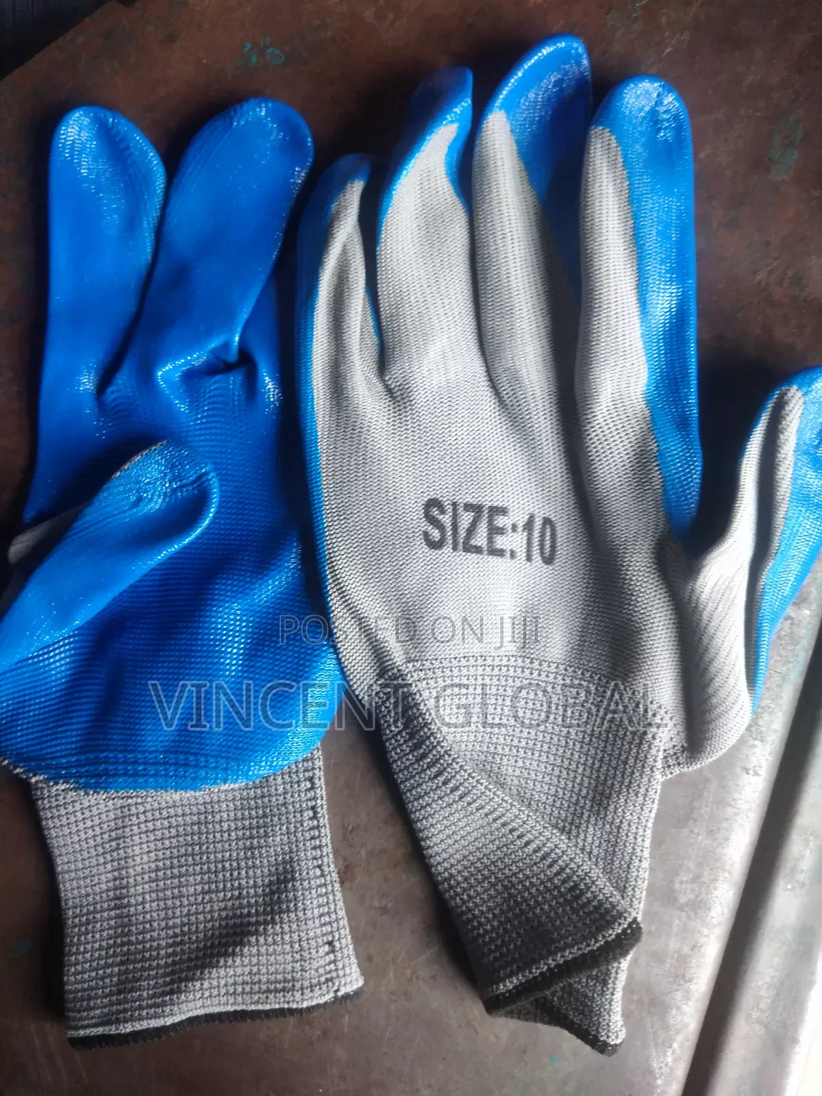 Protective Leather/Cotton Hand Glove