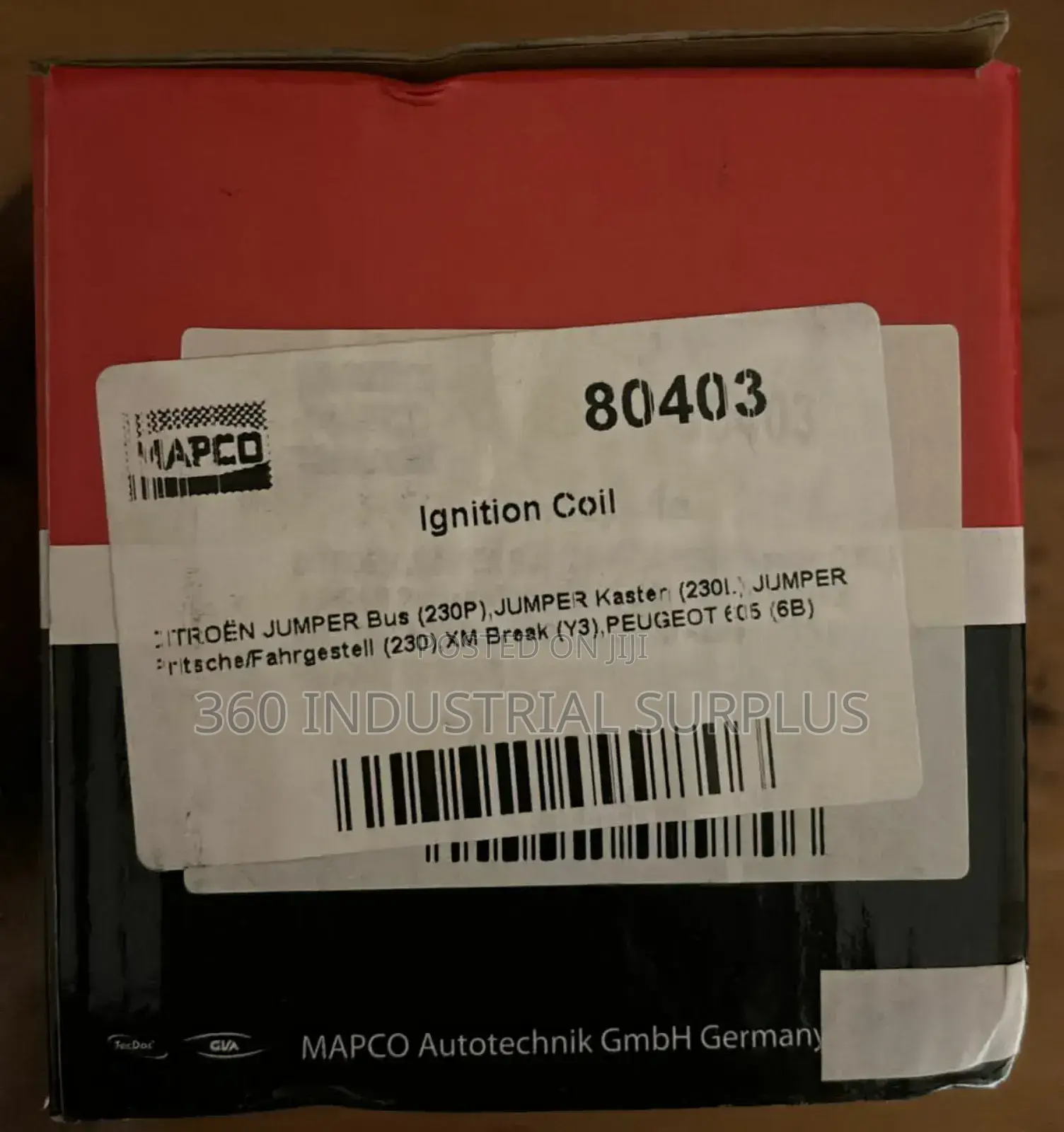 Original Mapco Ignition Coil 80403 for Peugeot Citroen