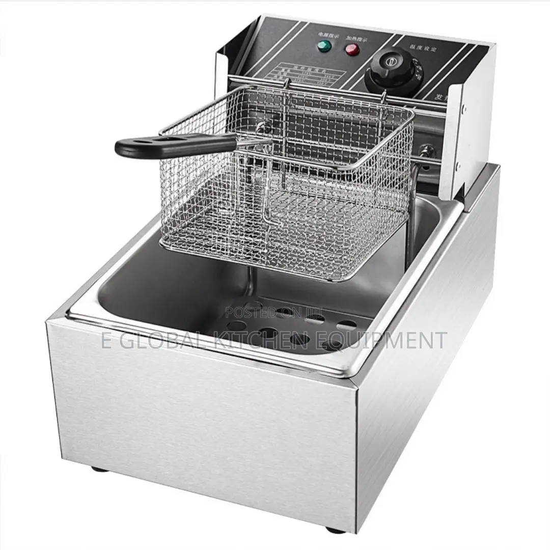 Electric 8liter Cooking Fryer 1tank 1baskets