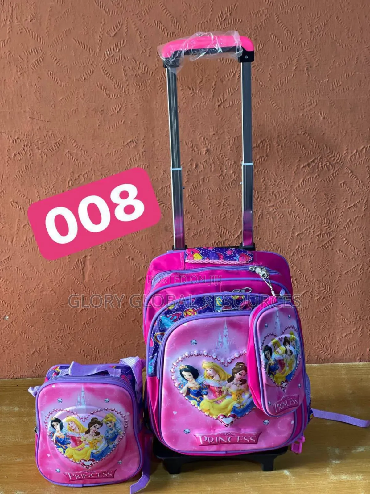 3in1 Waterproof Kids Trolley School Bag