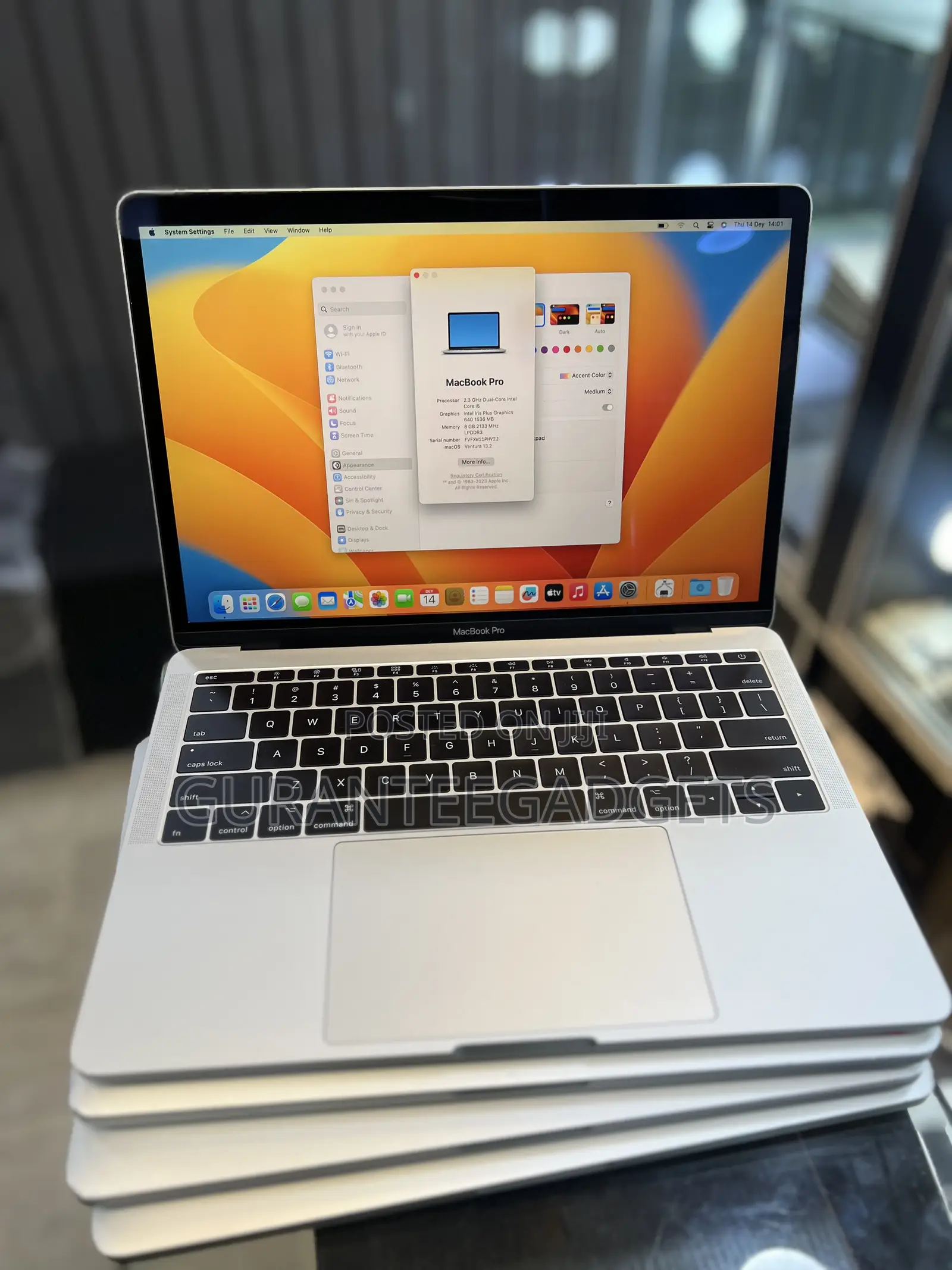 Laptop Apple MacBook Pro 2017 8GB Intel Core i5 SSD 128GB