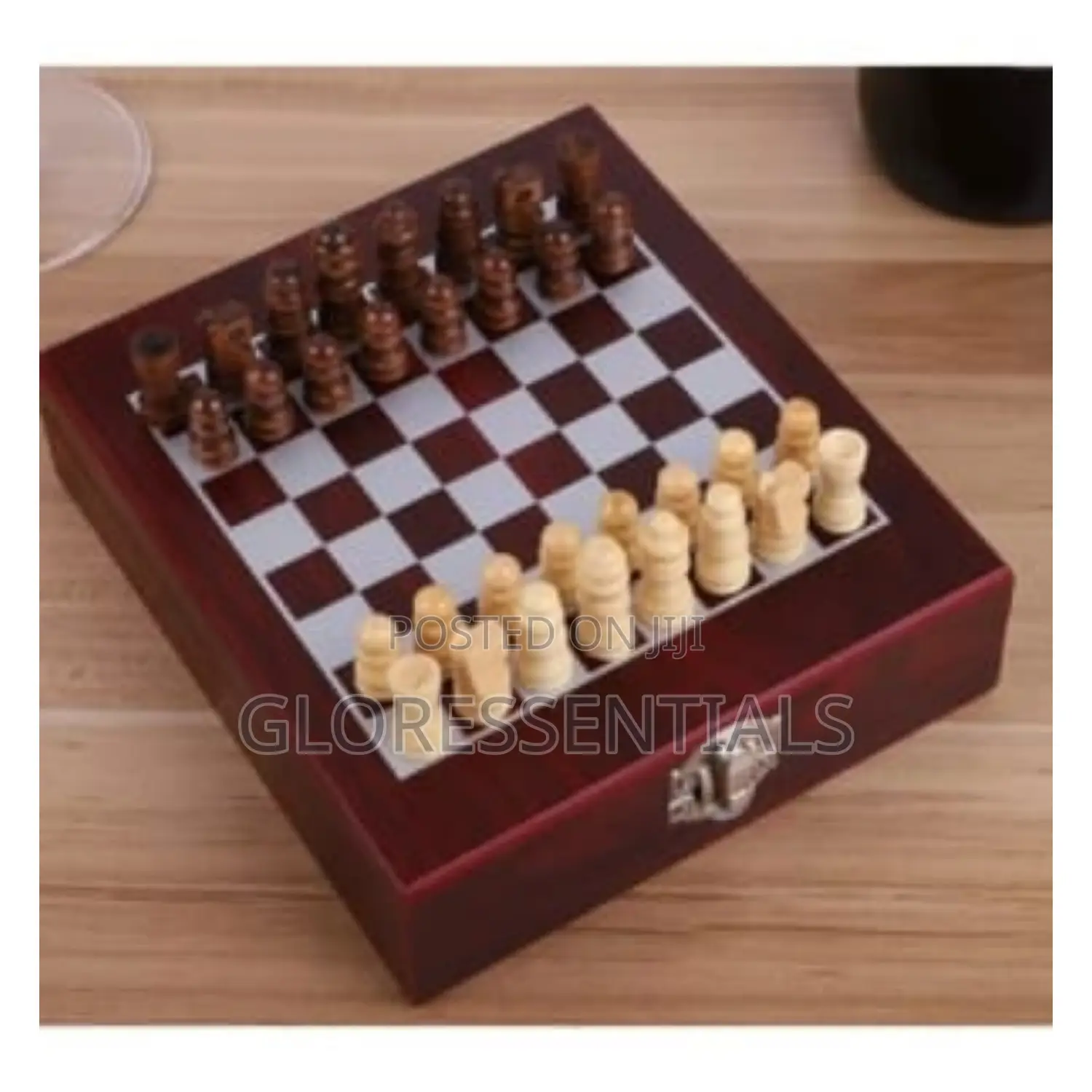 Wine Bottle Opener and Chess Gift Set