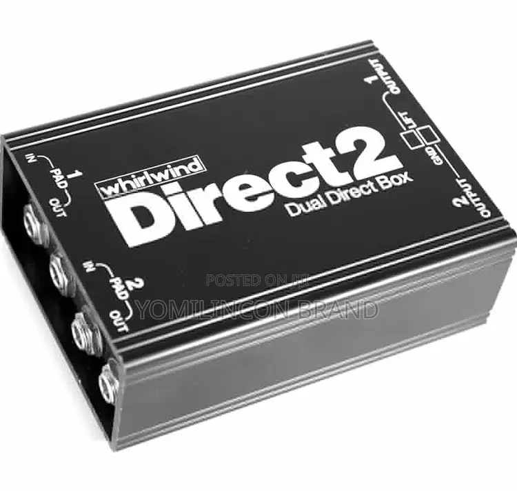 Whirlwind DIRECT2 – Passive, Two Channel Direct Box