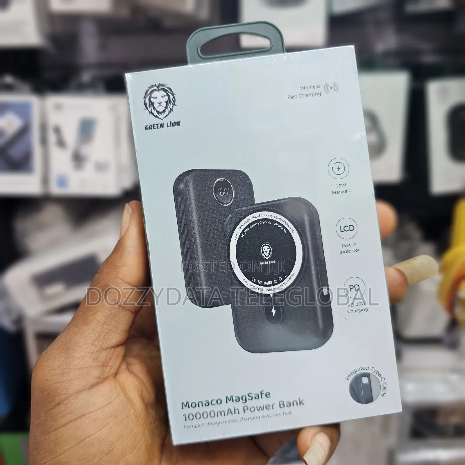 Greenlion Monaco Magsafe 10000mah Wireless Powerbank