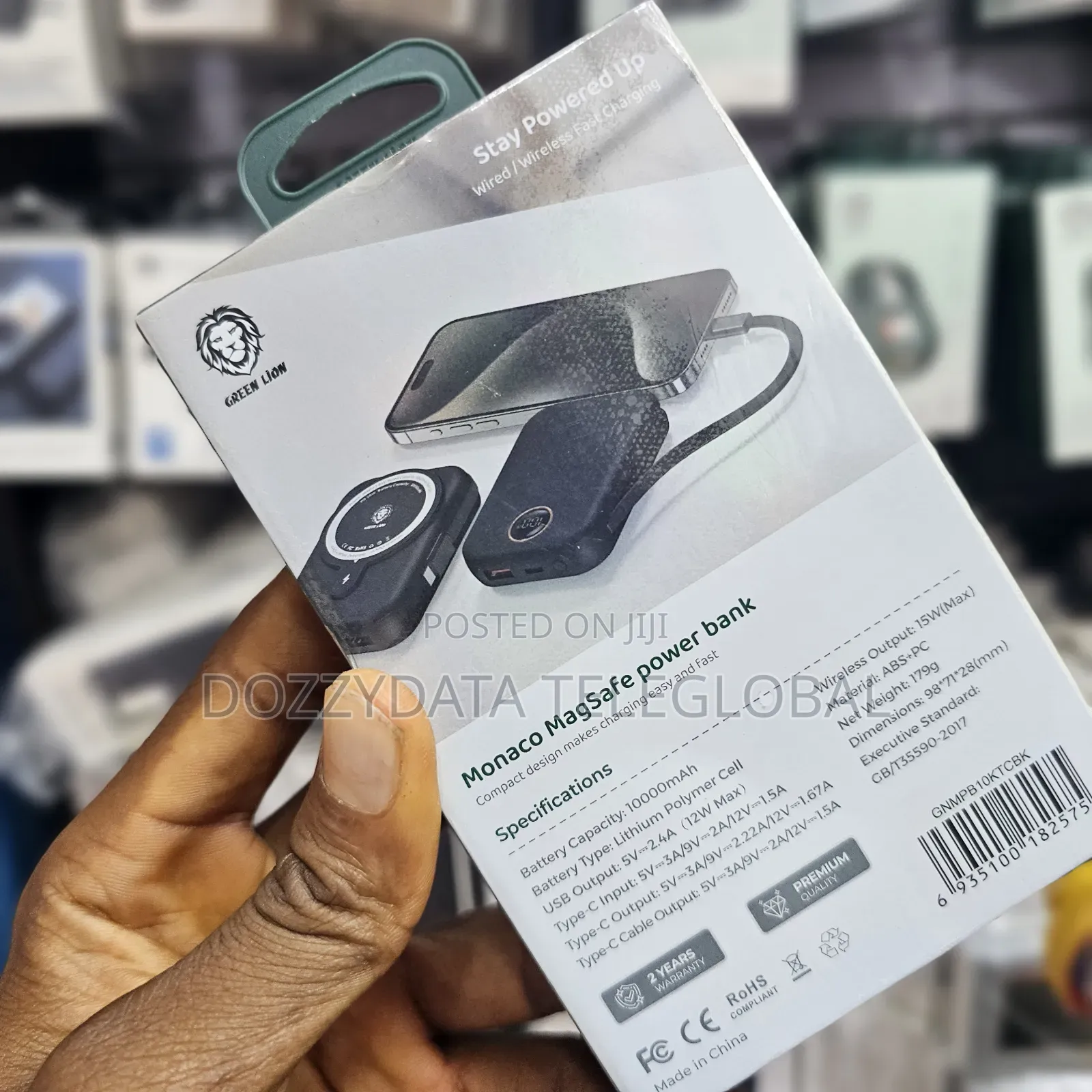 Greenlion Monaco Magsafe 10000mah Wireless Powerbank