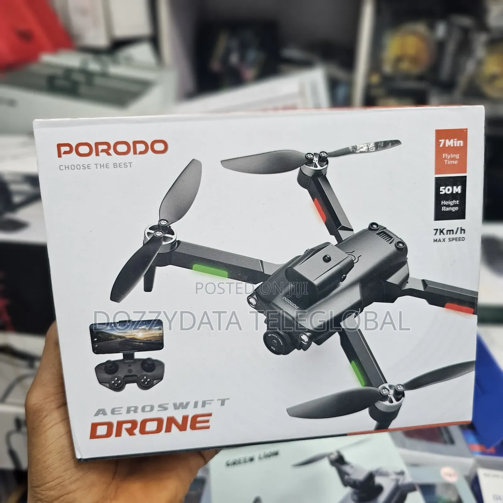Porodo Aeroswift Drone - Black