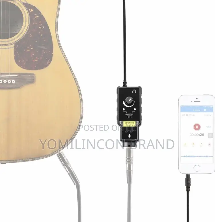 Saramonic Smartrig+ Two-Channel Mic Guitar Interface.