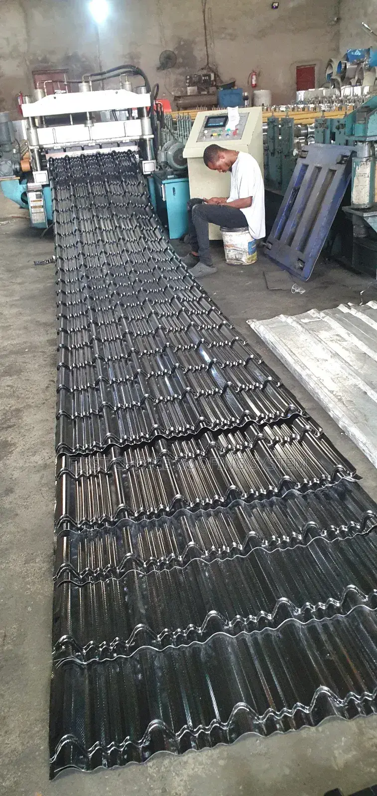 Long Sparn Design Oven Baked Aluminium Roofing Sheets