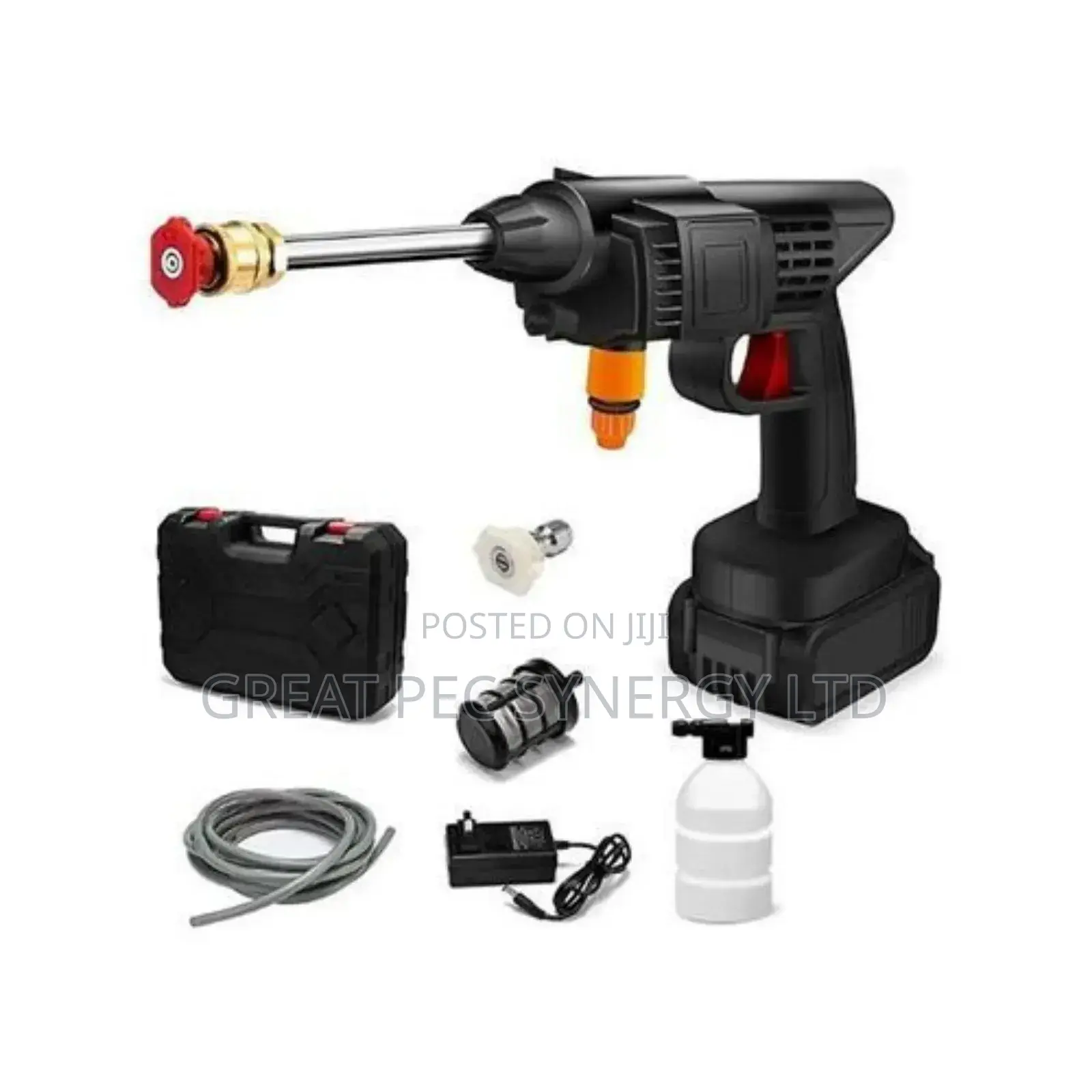 2 Batteries Portable High Pressure Automatic Car Washer