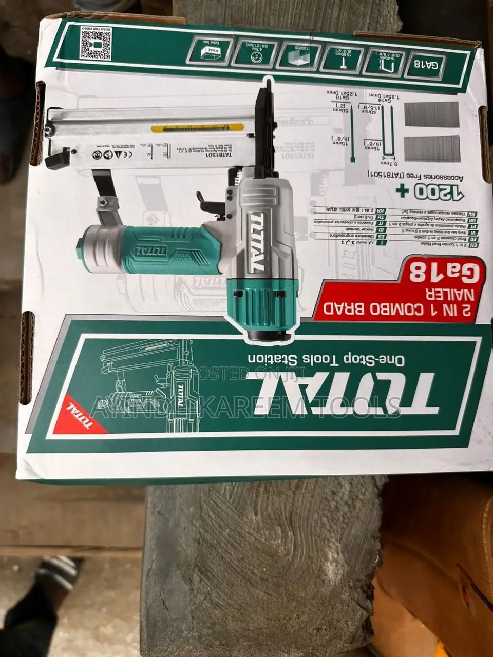 2 In1 Combo Air Brad Nailer (Ga18)