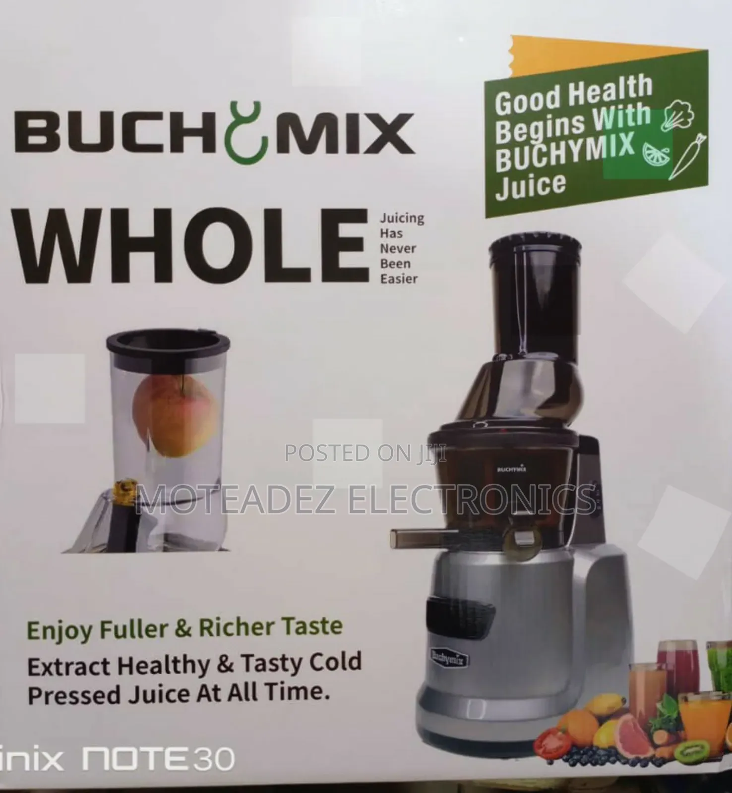 Buchymix 230w Multifunctional Masticating Whole Slow Juicer (Bj100)
