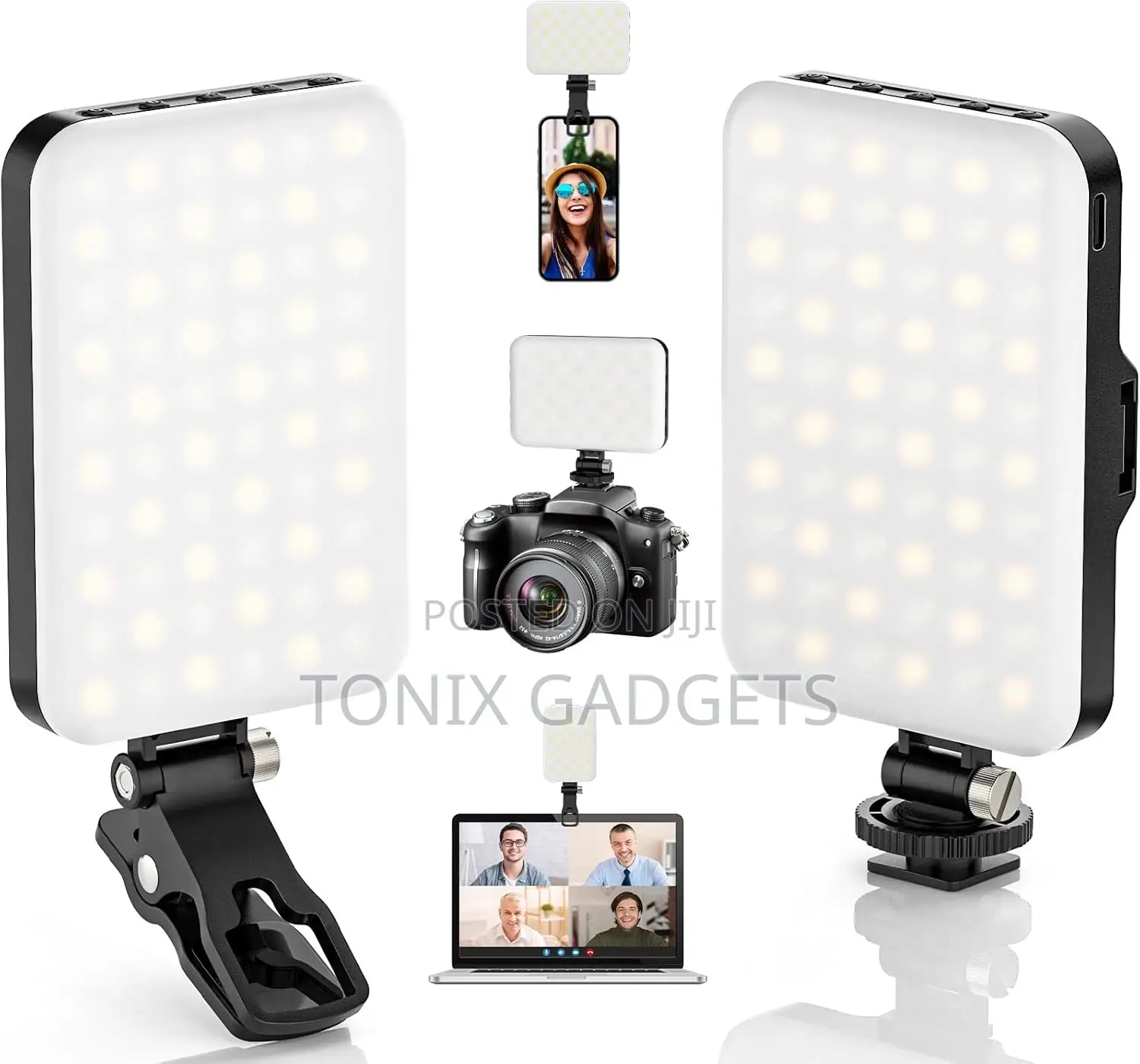 60 LED Portable Clip on Selfie Light for Phone/Tablet/Laptop