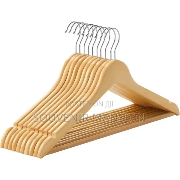 Wooden Cloth Hanger 10pcs