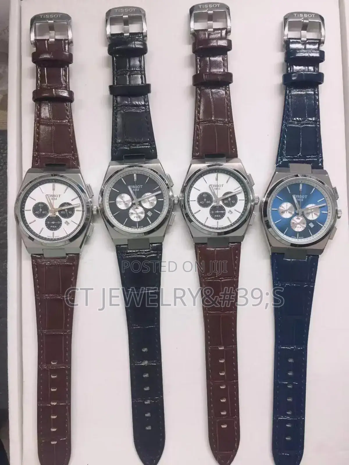 Premium TISSOT PRX CHRONOGRAPH 1853 Men's Original Leather