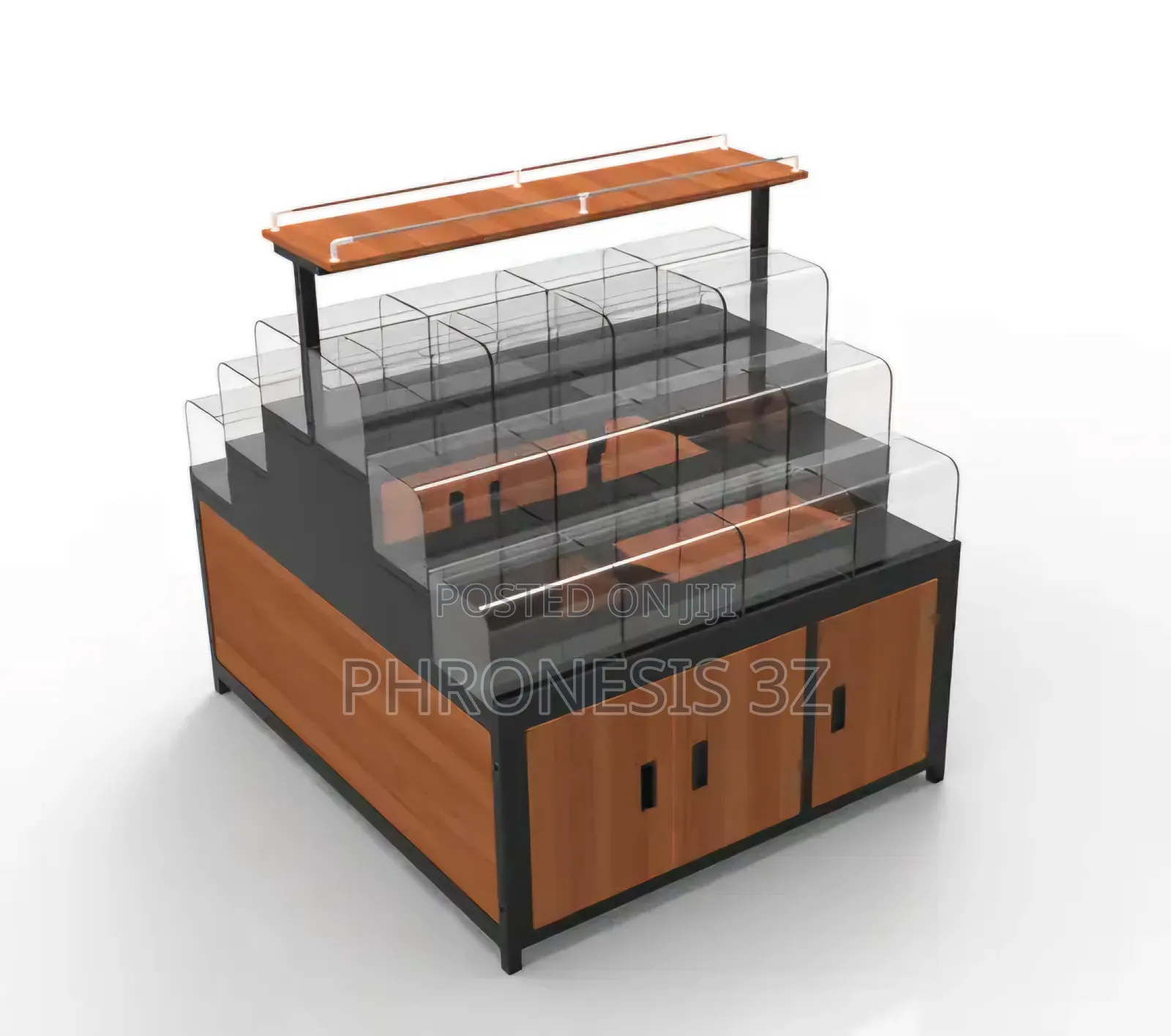 Supermarket Candy and Nuts Display Stand Rack (32 Buckets)