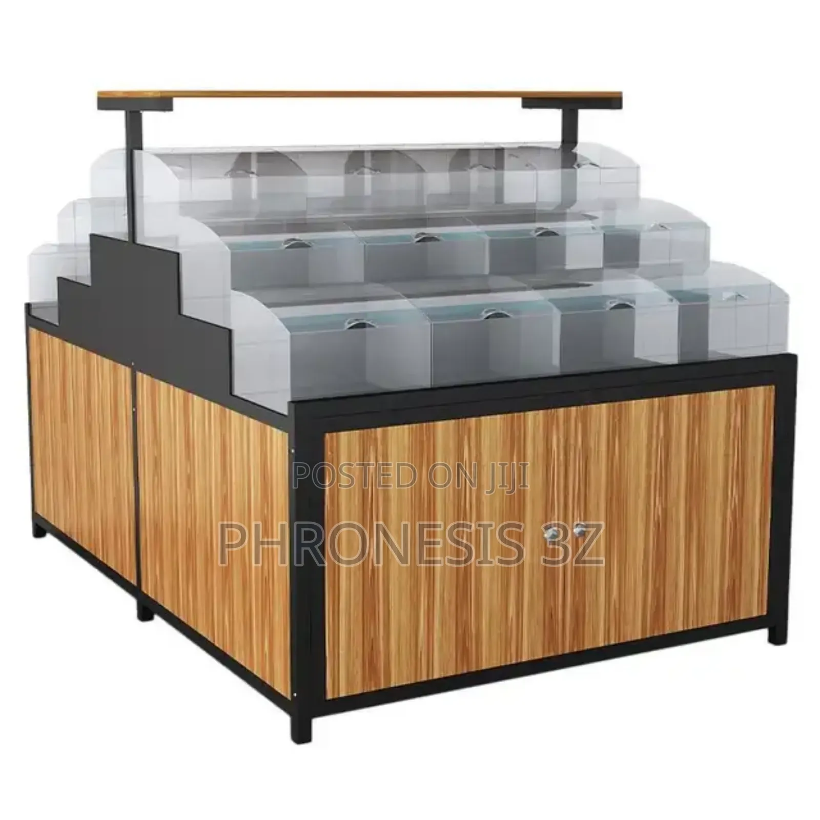 Supermarket Candy and Nuts Display Stand Rack (32 Buckets)
