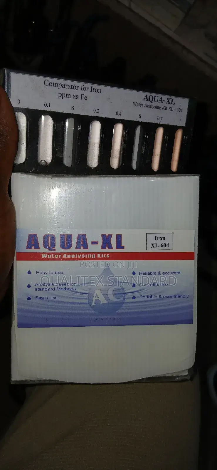 Iron Water Analysis Kit With Comparator