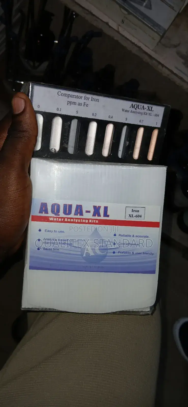 Iron Water Analysis Kit With Comparator