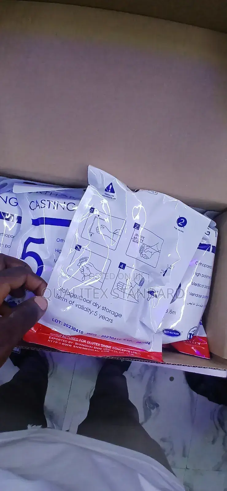 Silver Health 5 Inches Prime Cast ( Box of 10 )
