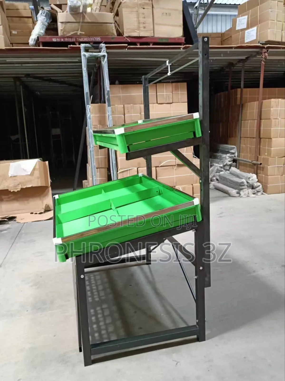 Supermarket Fruit and Vegetable Display Rack