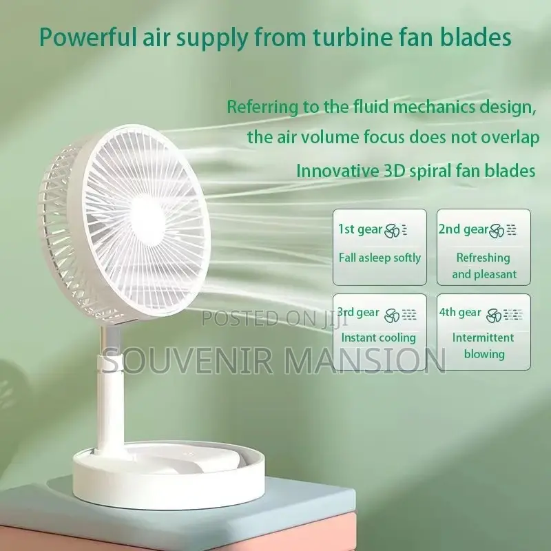 Usb Rechargeable Foldable Fan