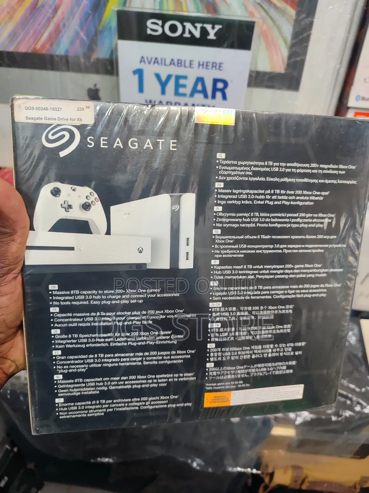 Seagate Xbox One 8tb Game Drive Hub