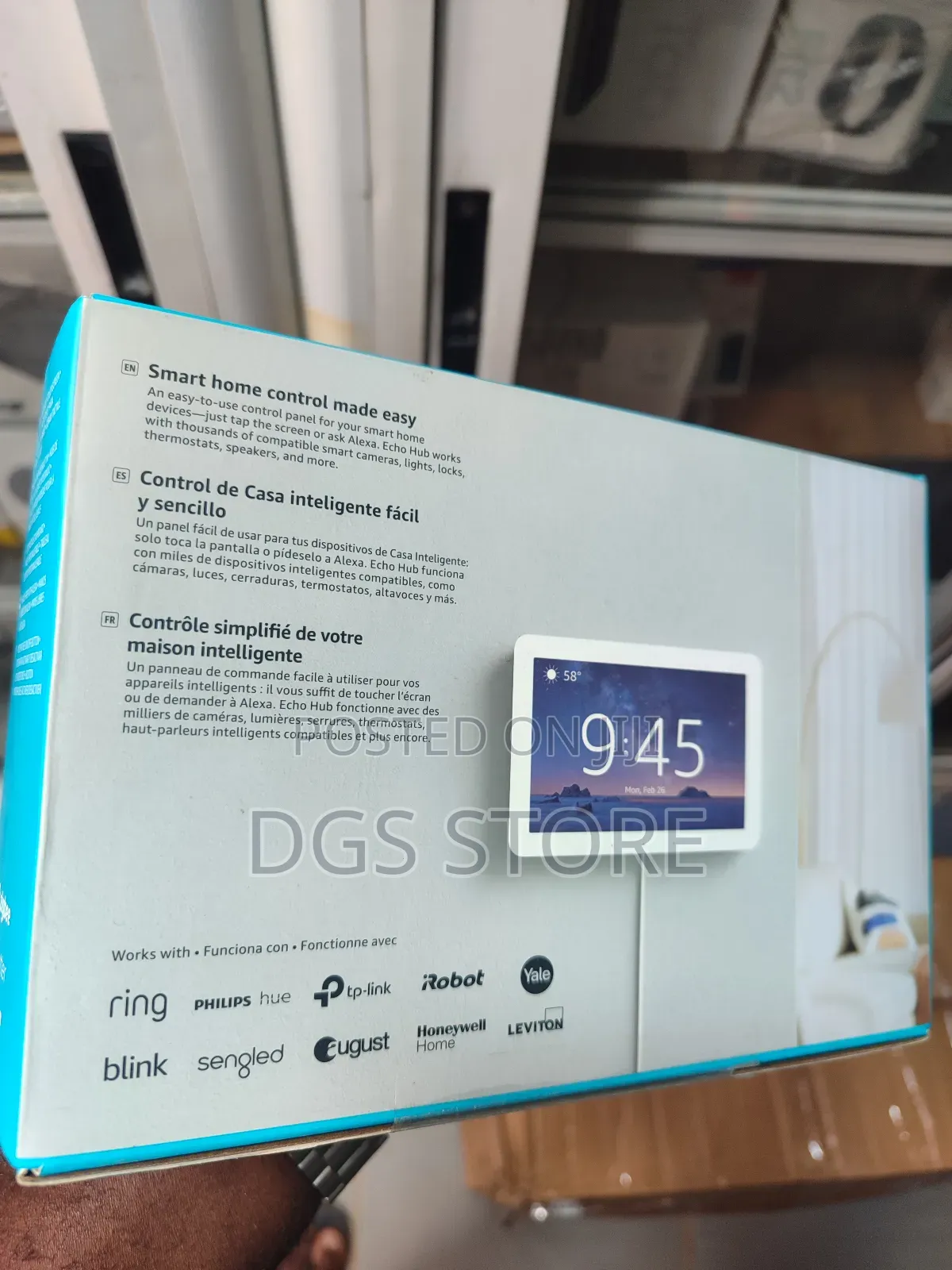 Amazon Echo Hub 8" Smart Home Control Panel With Alexa
