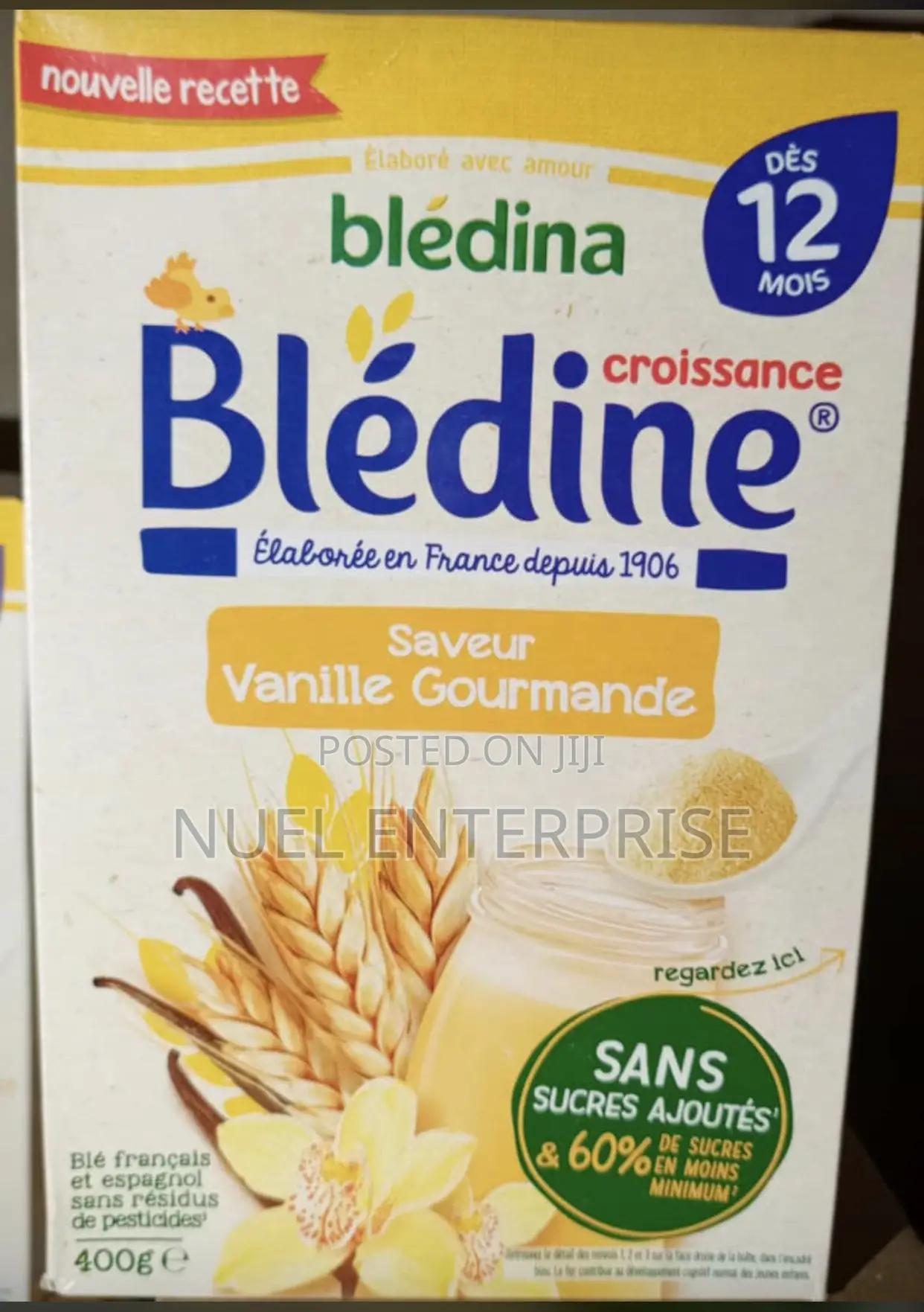 BLEDINE BABY CEREAL for Babies of 12-36months