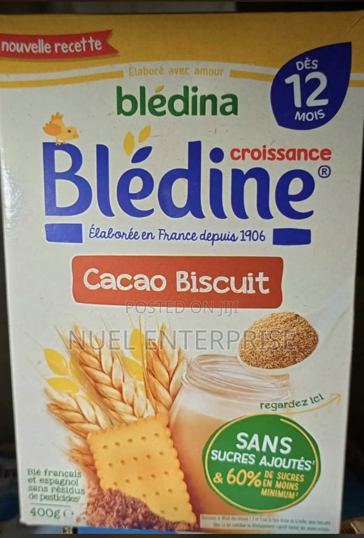 BLEDINE BABY CEREAL for Babies of 12-36months