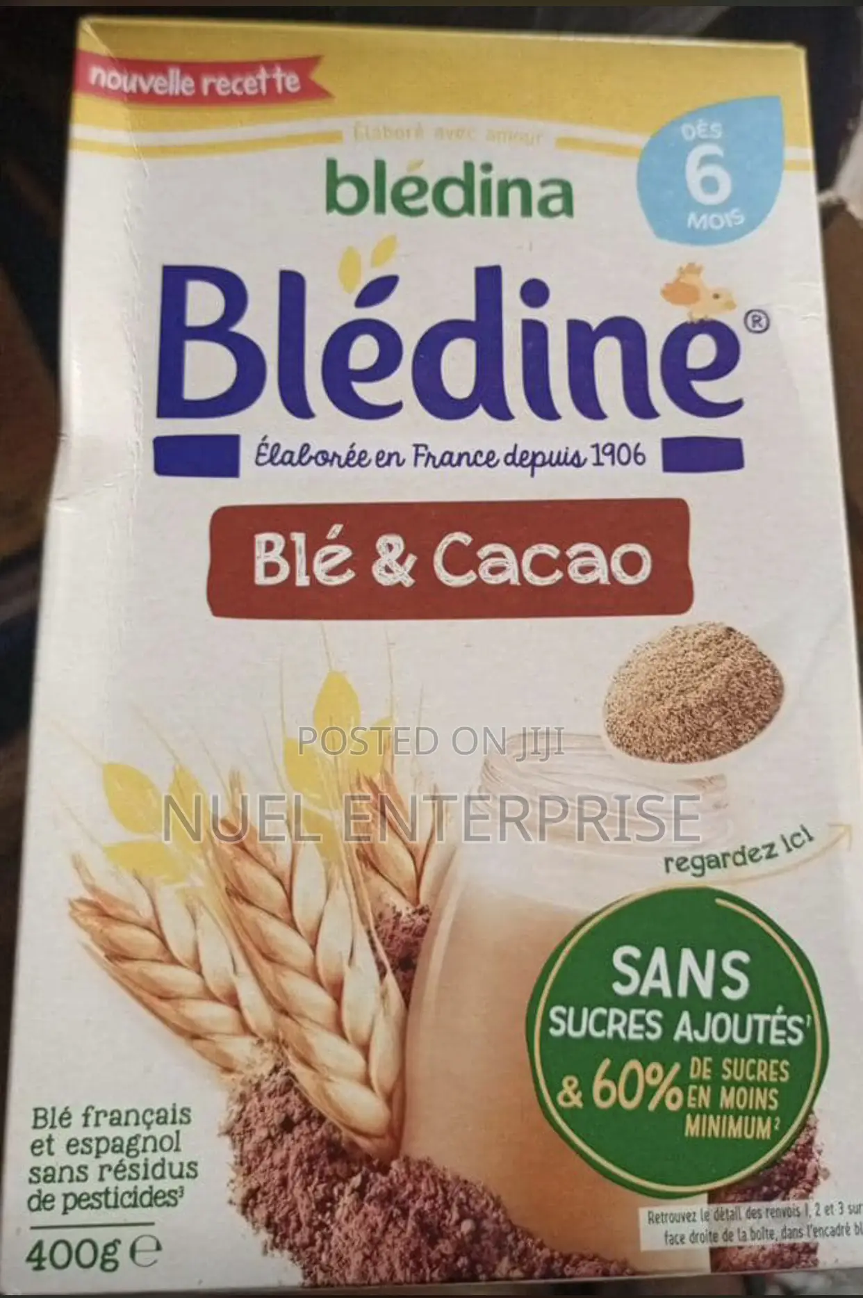 BLEDINE BABY CEREAL for Babies of 12-36months