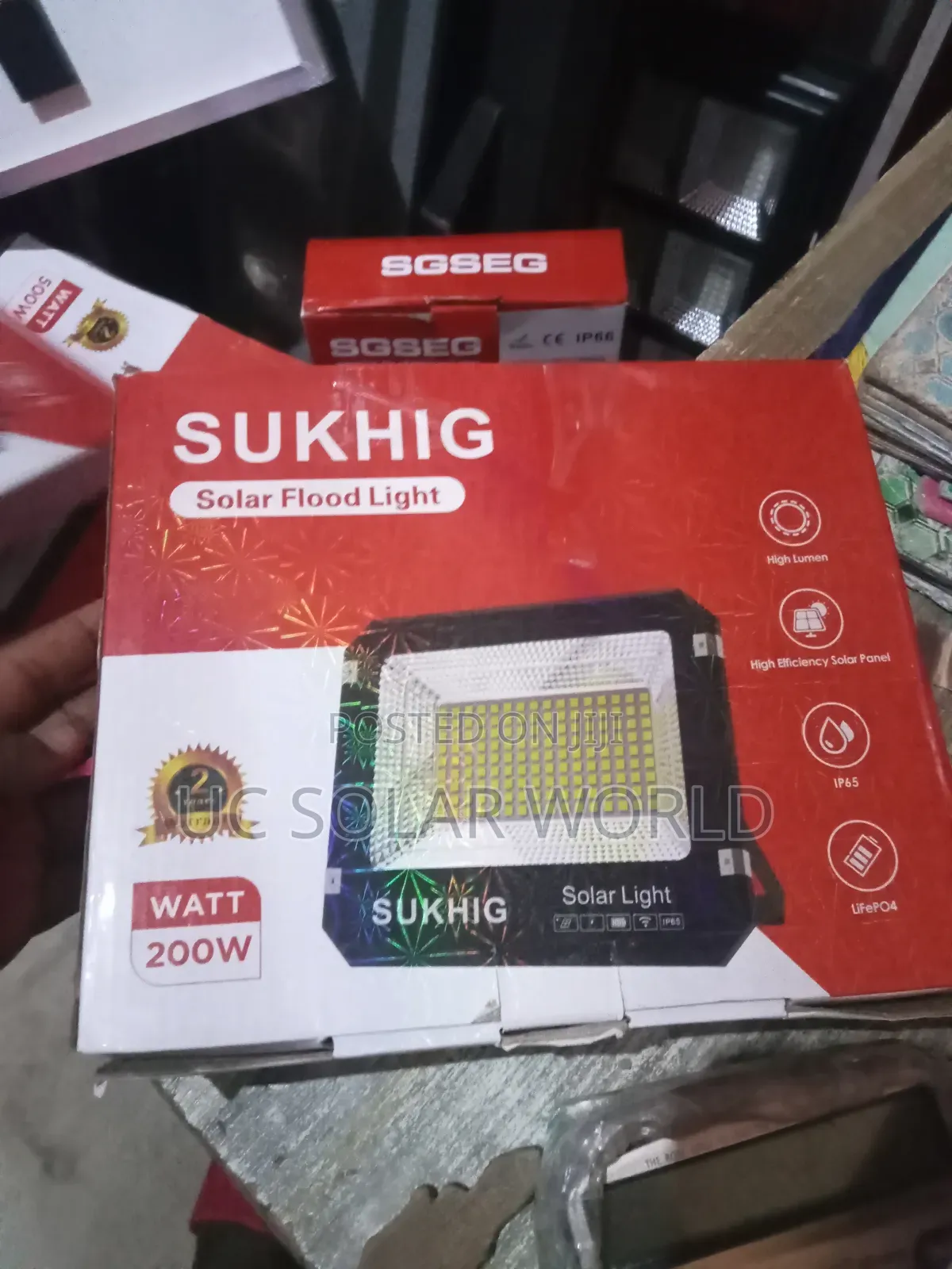Sukhig 200w Solar Flood Light