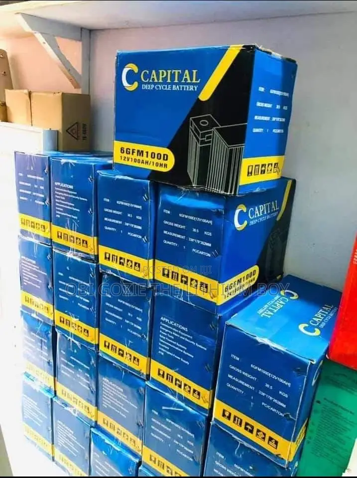 100ah Capital Deep Cycle Battery Available in Stock
