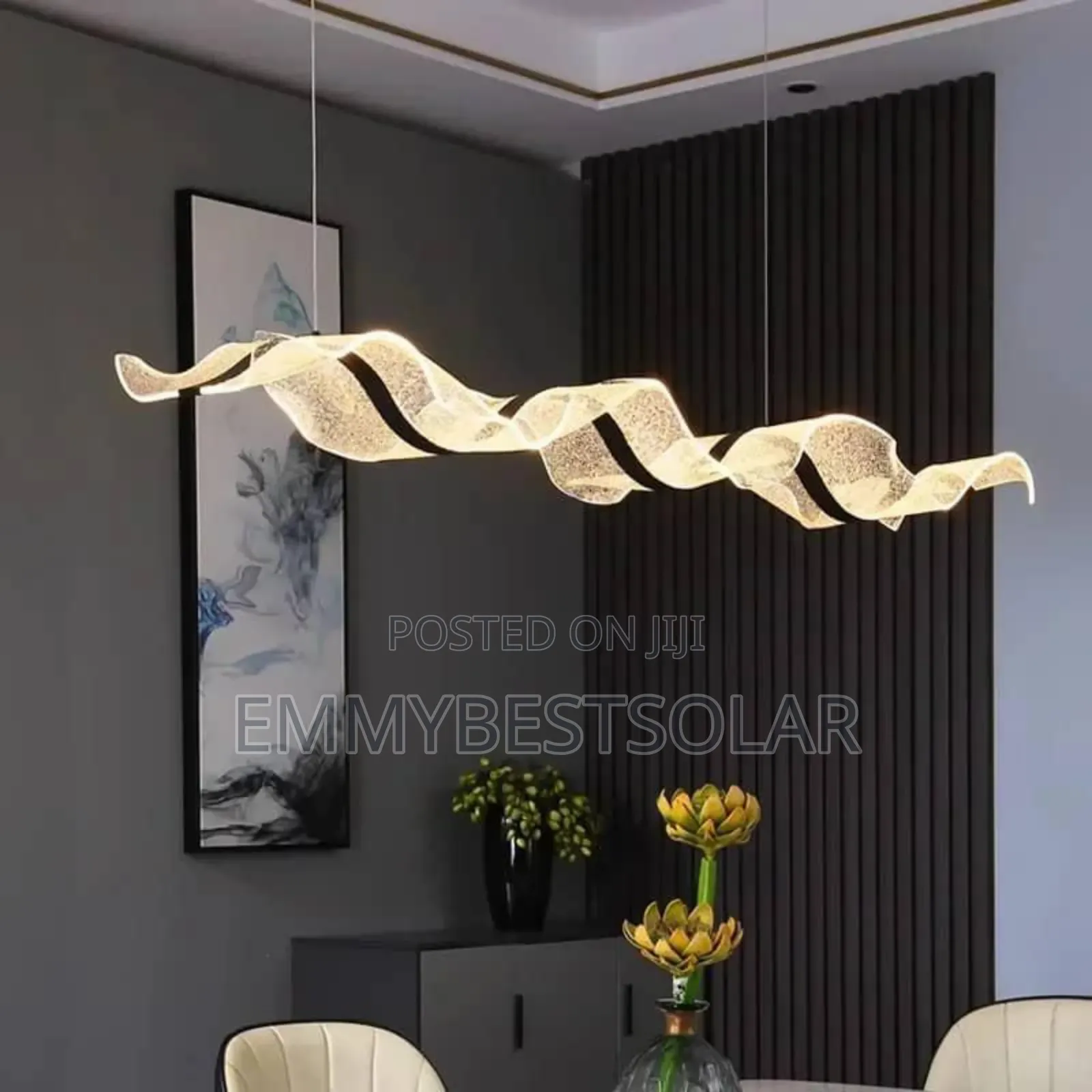 Nordic Ceramic Snake Chandelier Light