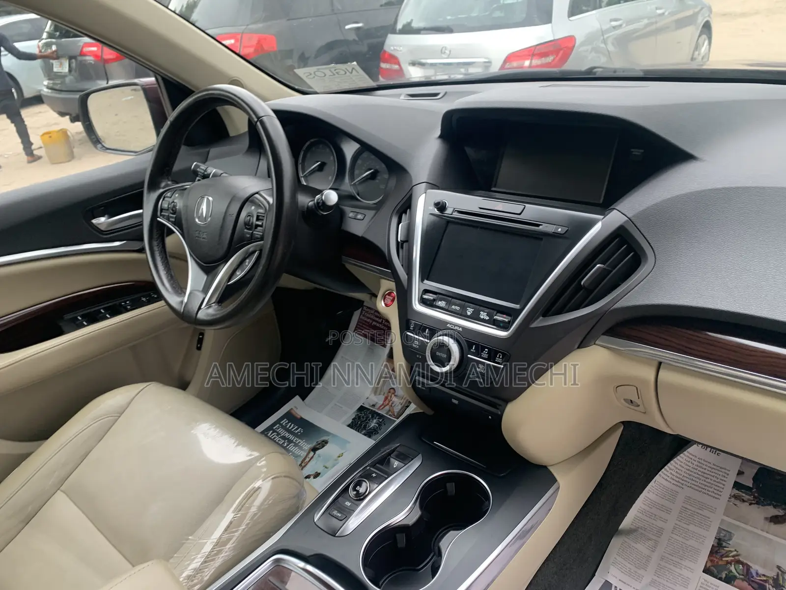 Acura MDX SH 4dr SUV AWD (3.5L 6cyl 9A) 2016 Red