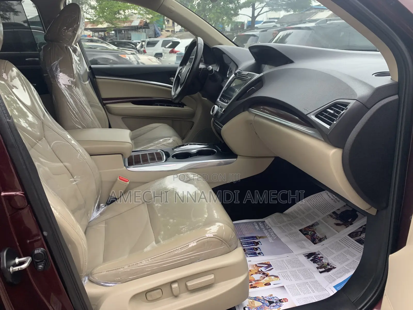 Acura MDX SH 4dr SUV AWD (3.5L 6cyl 9A) 2016 Red
